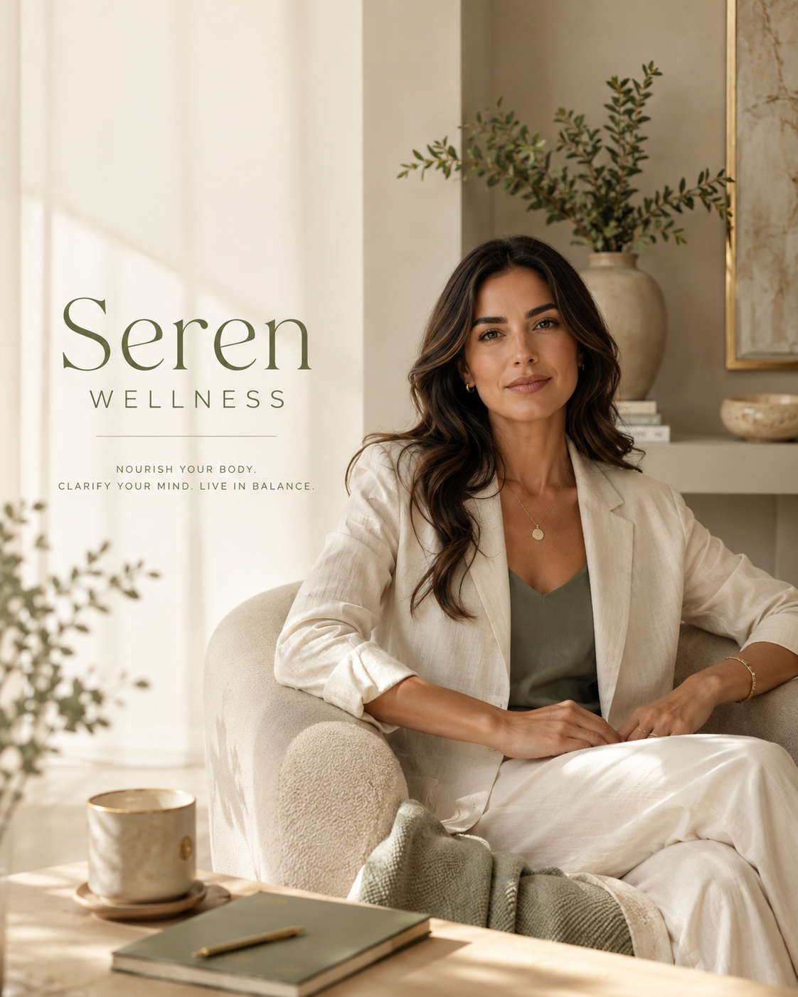 Seren Wellness premium yaşam koçu portre görseli